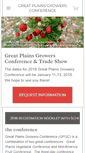 Mobile Screenshot of greatplainsgrowersconference.org